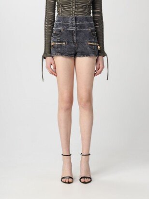 denim shorts-CP