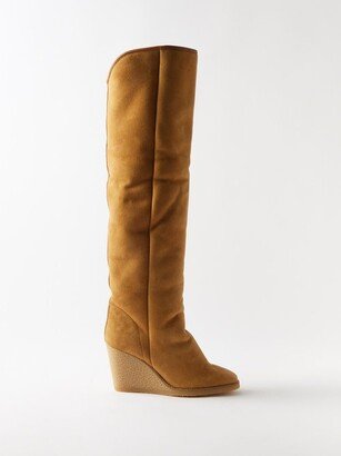 Tilin 90 Suede Wedge Boots