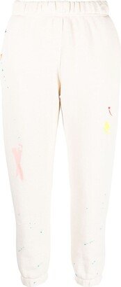 PNK Paint-Splatter Cotton Track Pants