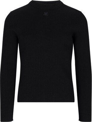 Crewneck Long-Sleeved Jumper-CB