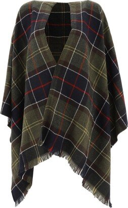 Tartan Fringed Edge Shawl-AB