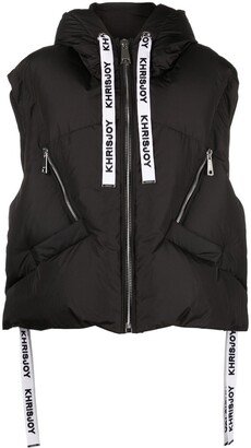 Quilted Hooded Gilet-AA