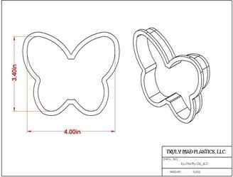 Butterfly 06 Cookie Cutter