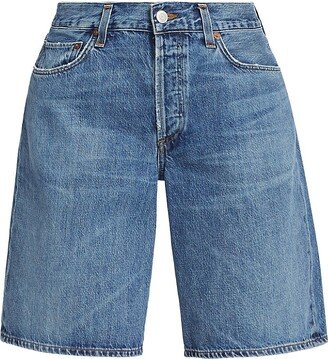 Low-Rise Denim Jorts