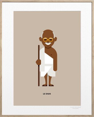 IMAGE REPUBLIC Gandhi Painting Or Print Khaki