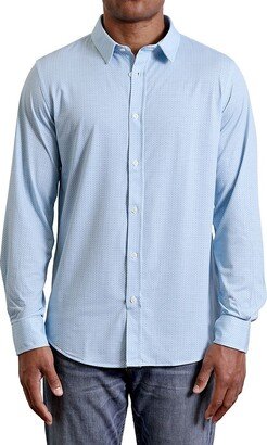 Brooks Slim Fit Foulard Knit Dress Shirt