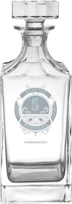 Seattle Mariners 23.75 Oz Frost Baroque Glass Decanter