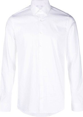 Button-Up Poplin Shirt-AA