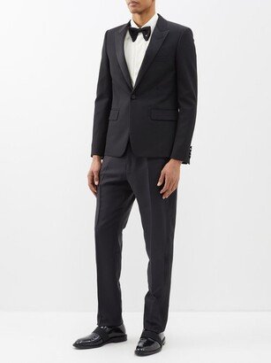 Cooper Satin-trim Wool-blend Twill Tuxedo Trousers