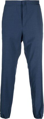 Elasticated-Waistband Wool Trousers