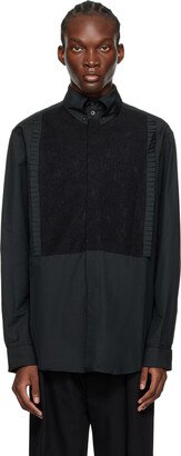 SOSHIOTSUKI Black Paneled Shirt