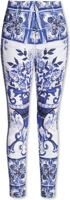 Majolica Printed Jeans