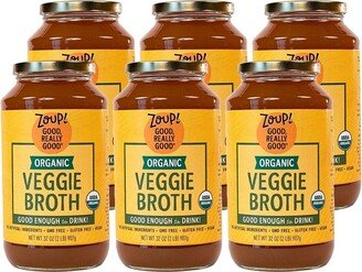 Zoup! Good, Really Good Organic Veggie Broth - Case of 6/32 oz