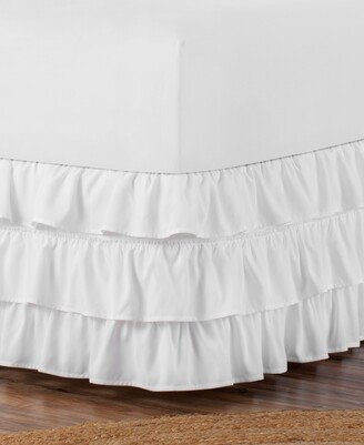 Levinsohn Textiles Belles & Whistles 3-Tiered Ruffle King Bed Skirt