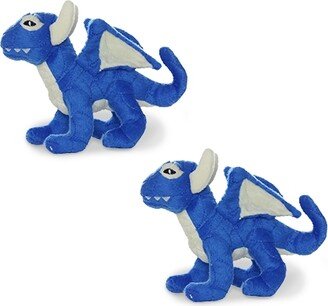 Mighty Jr Dragon Blue, 2-Pack Dog Toys