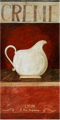 Pablo Esteban White Pitcher in Red 1 Canvas Art - 36.5 x 48