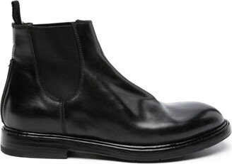 leather Chelsea boots-CA