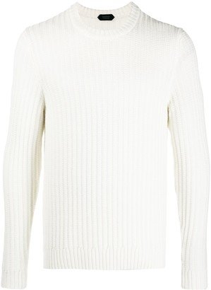 Ribbed Virgin-Wool Jumper