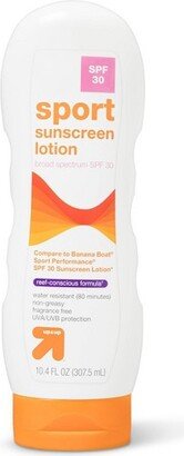 Sport Sunscreen Lotion - SPF 30 - 10.4 fl oz - up & up™