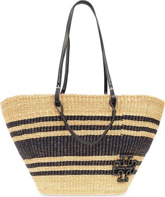 Ella Striped Top Handle Bag