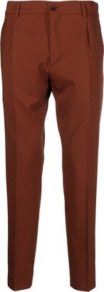 Mid-Rise Tapered Trousers-BB