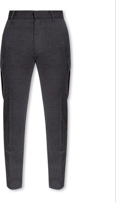 Mid-Rise Tapered-Leg Pants-AA