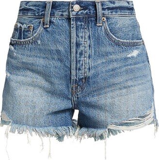 Nova Low-Rise Denim Shorts