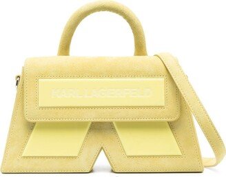 IKON/K suede crossbody bag