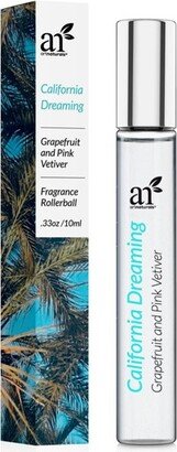 California Dreaming Grapefruit and Pink Vetiver Roll-On Perfume - 0.33 fl oz