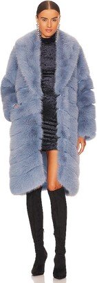 OW Collection Copenhagen Faux Fur Coat