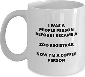 Zoo Registrar Coffee Person Mug - Funny Tea Cocoa Cup Birthday Christmas Lover Cute Gag Gifts Idea