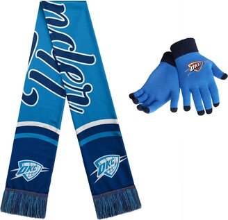 Foco Women's Oklahoma City Thunder Glove and Scarf Set