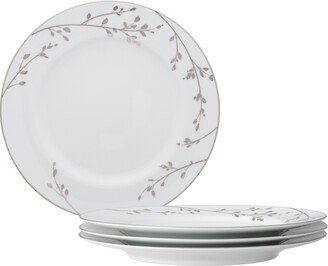 Birchwood Set of 4 Dinner Plates, Service For 4