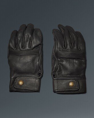 Goat Leather Montgomery Glove In Black
