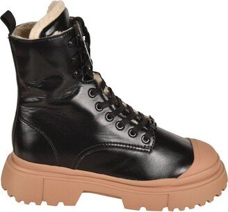 H619 Lace-Up Combat Boots-AA