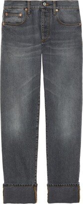 Retro Square G straight-leg jeans