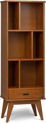 64 Tierney Solid Hardwood Mid Century Bookcase and Storage Unit - WyndenHall