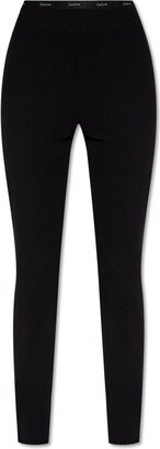 Logo-Waistband Skinny-Cut Leggings