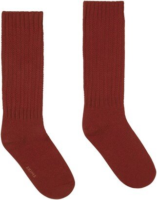 SOCKS Slouch Sock | Sangria