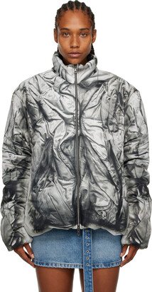 Gray Compact Puffer Jacket
