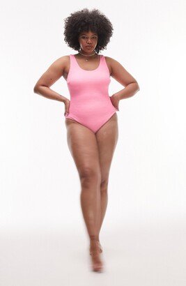 Curve Scoop Back Crinkle One-Piece Swimsuit