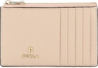 Logo Plaque Zipped Cardholder-AF