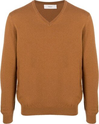 V-neck cashmere jumper-AY