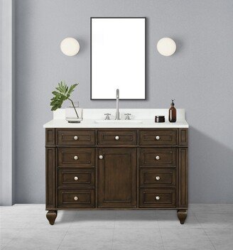 Design Element Winston 48 Single Vanity in Walnut