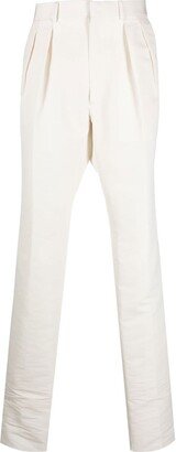 Pleated Tapered-Leg Trousers-AI
