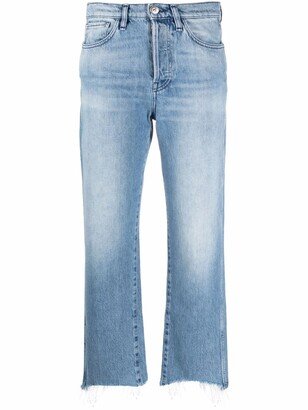 Mid-Rise Cropped Jeans