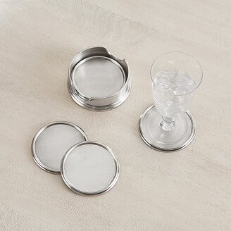 Set of 4 Pewter Coasters