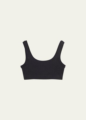 Touch Feeling Crop Top-AB