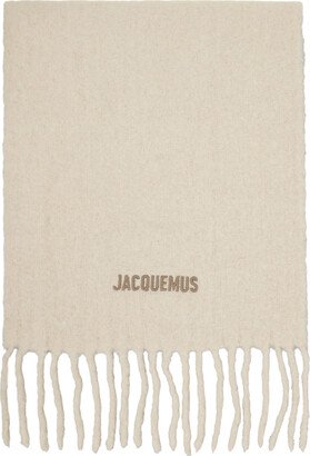 Beige & Brown Le Chouchou 'L'écharpe Moisson' Scarf