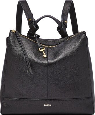 Women's Elina Leather Convertible Small Backpack